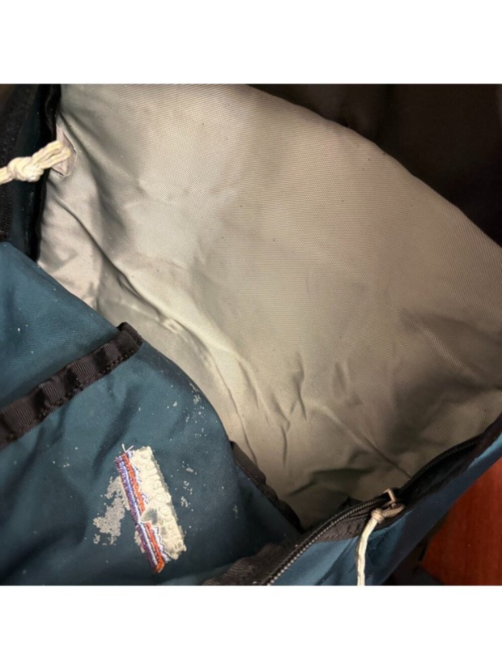 Vintage Patagonia Backpack Trail Hiking Camp Teal Blue Black Style 48420 - Picture 5 of 7